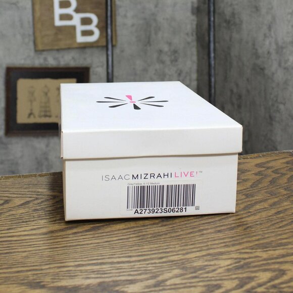 NWT Isaac Mizrahi Live! Womens Colorblock Block Heels Gray / Yellow 6.5M - Picture 6 of 7